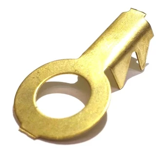 Terminal Olhal 3/8 Reforçado Grande Bateria Latão Com 20 Unidades Para Fio De 6,0 à 10,0mm