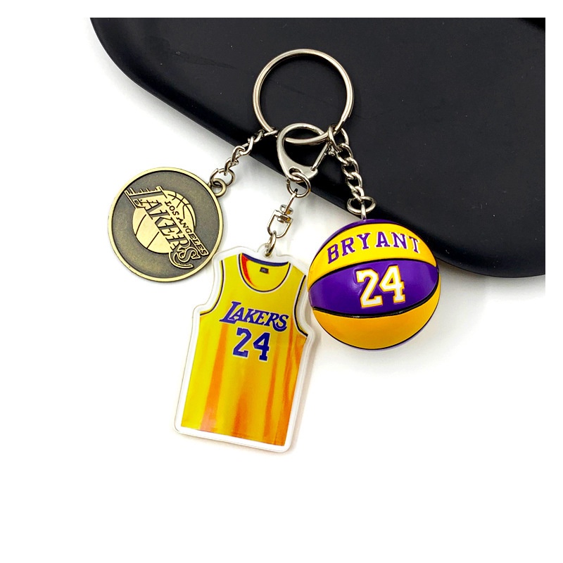 Chaveiro Bola de Basquete Basketball: Kobe Bryant 24 Los Angeles