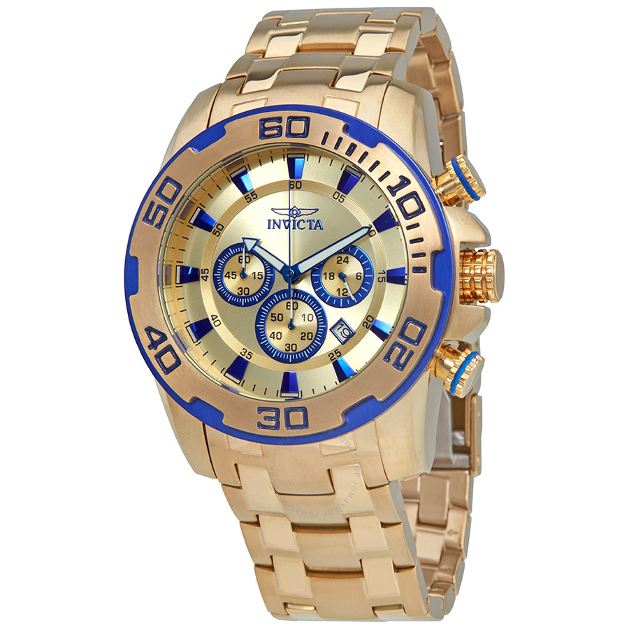 Relógio Invicta Pro Diver 22320 Dourado Masculino | Shopee Brasil