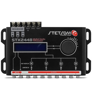 Crossover Stetsom STX2448 4 Vias Equalizador Processador De Áudio