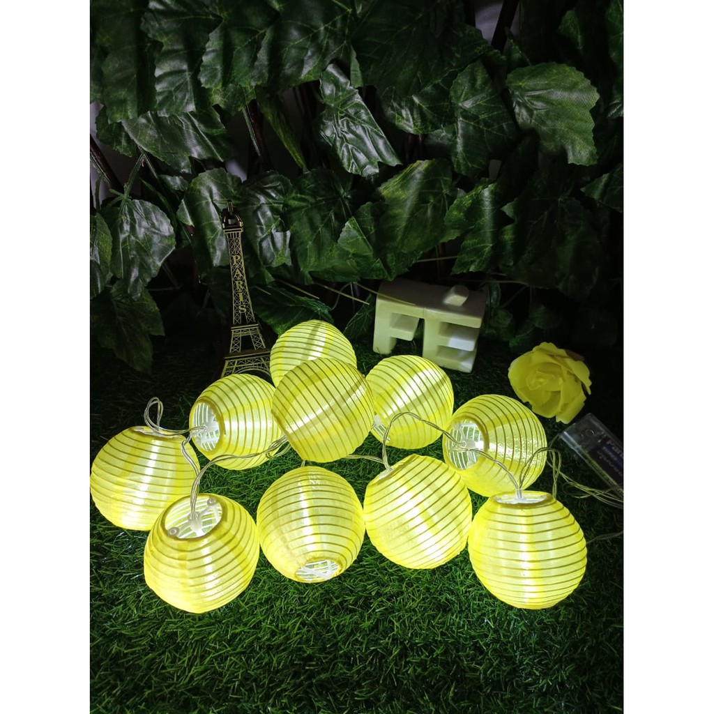 Kit com 10 Luminárias Japonesa Chinesa Oriental com luz led Shopee Brasil