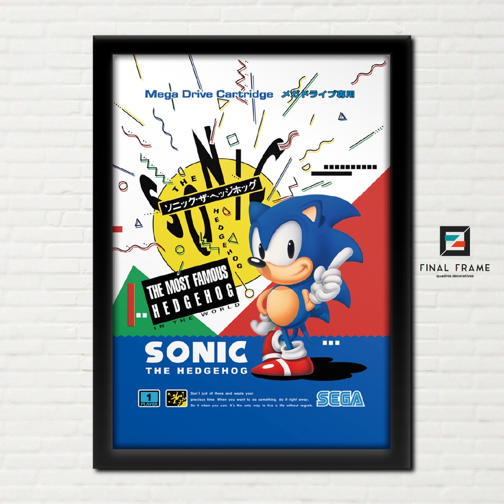 10 Placas Decorativas Jogos De Sega Master System Sonic Alex