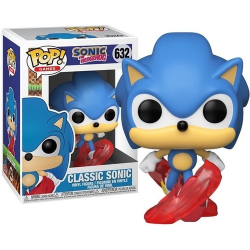Boneco Funko Pop Classic Sonic The Hedgehog Correndo 632