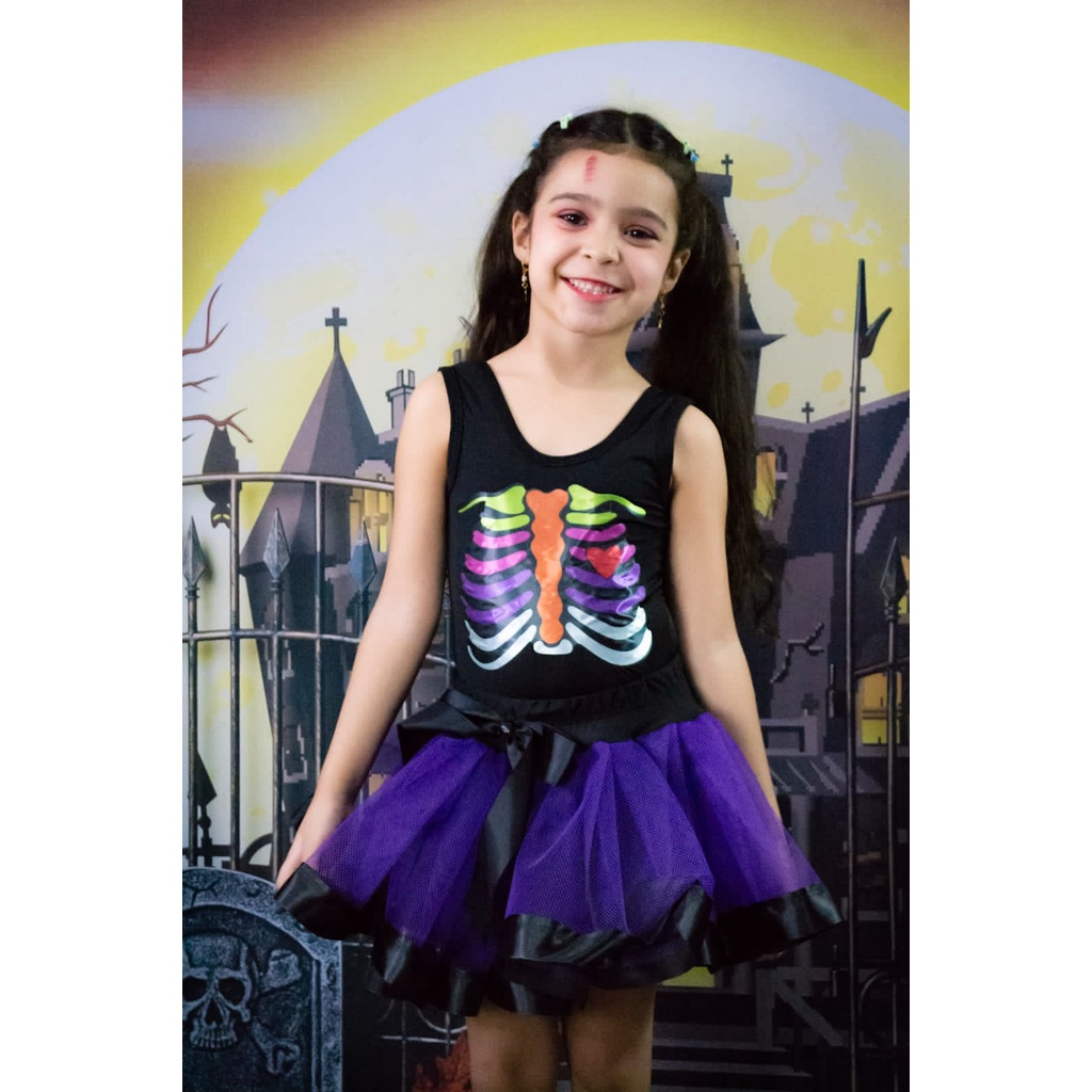 Saia de tule roxa hot sale infantil