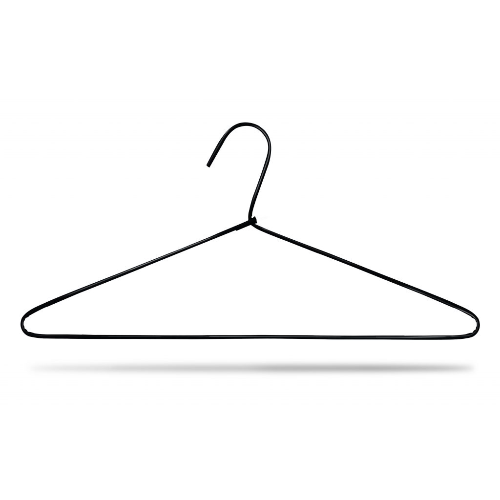 Cabide de Arame Encapado - Lavanderia Camisa e Jeans - 42 cm - 50 peças