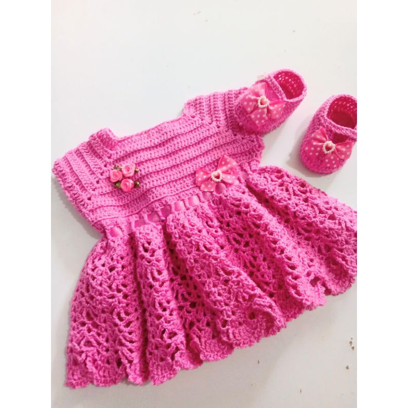 Roupas em best sale croche para bebe