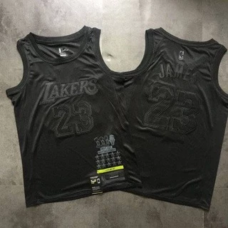 Camisa Nba Los Angeles Lakers Lebron James MVP Clássica Preta Colete Esportivo Edição Comemorativa Plus Size