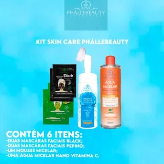 Kit Skin Care 6 Itens Phállebeauty
