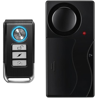 113dB Alarme De Bicicleta Anti-Roubo Sem Fio Com Sensor De Movimento/Carro À Prova D