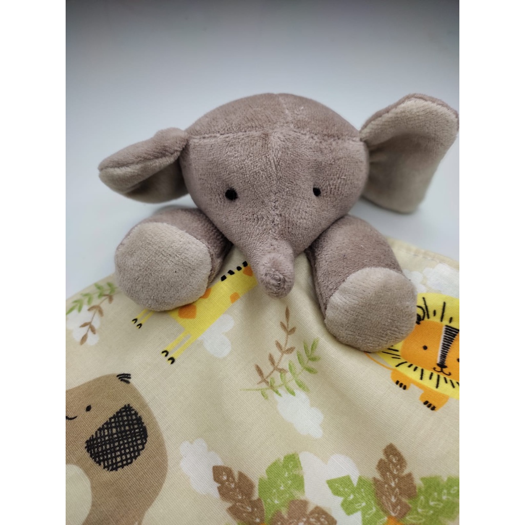 Naninha Para Bebê Bichinho de Pelúcia Antialérgico Elefante Azul Color Baby  : : Brinquedos e Jogos