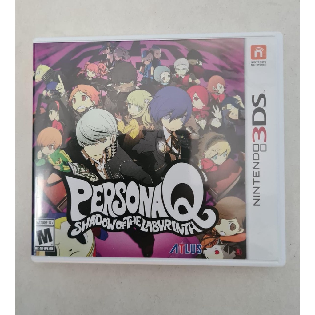 Jogo persona q shadow of the labyrinth 3ds nintendo 3ds