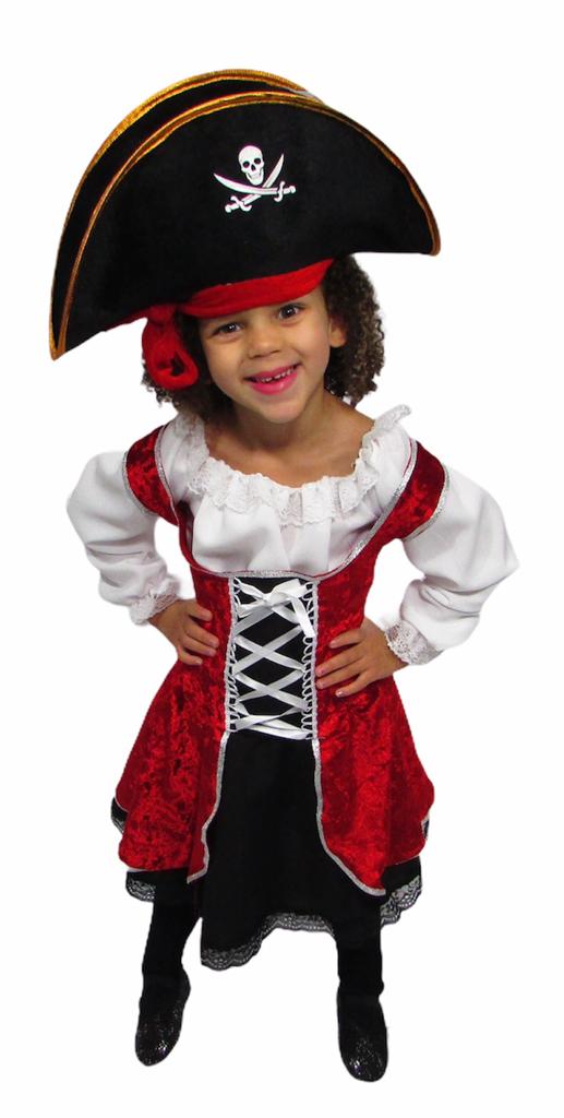 Fantasia Infantil Pirata Luxo Meninos Halloween Carnaval