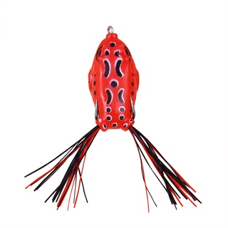 Isca De Pesca 6G/10G/12G 10cm/11cm/12cm Thunder Frog Simulação De Macia Fake 3D Eyes Biônica Com Anzol