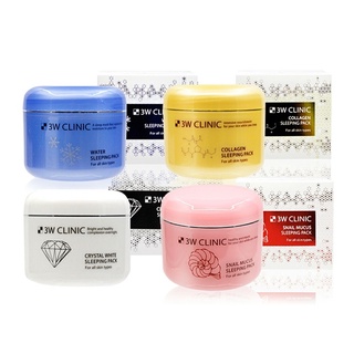 3w clinic sleeping pack 100g 4 type