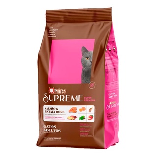 Ração Quatree Supreme Gatos Adultos Salmão e Batata doce - 10,1kg