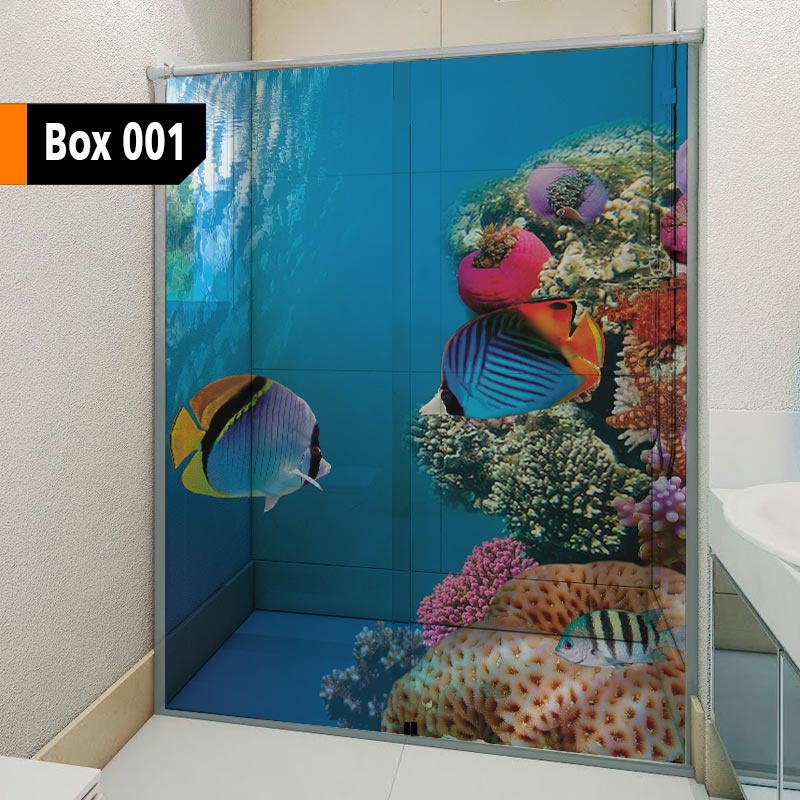 Adesivo Para Box De Banheiro 3D | Shopee Brasil