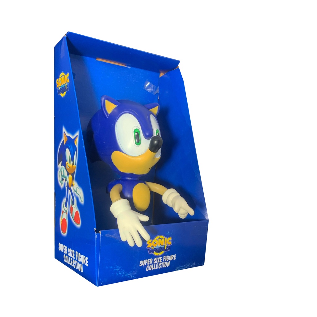 Boneco Action Figure Sonic Grande Super Size - 23Cm - Sonic - Casa