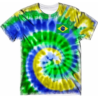 Camiseta Tie Dye Brasil