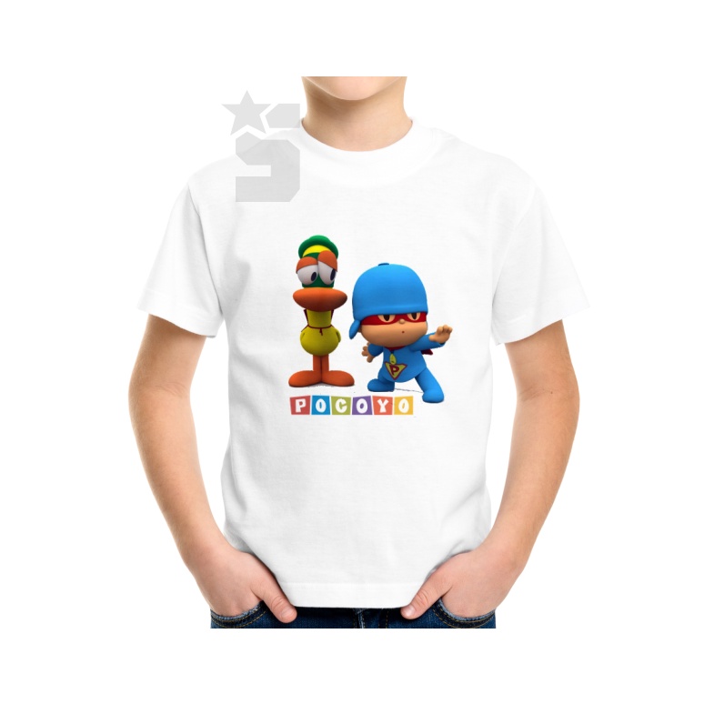 Camisa Personalizada Desenho Pocoyo,regatas Infantil,pato