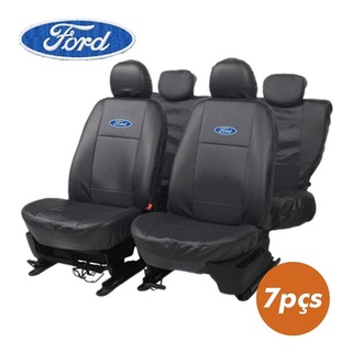 Capa Banco Carro Couro Ford Ka bellina Pampa Ecosport courier