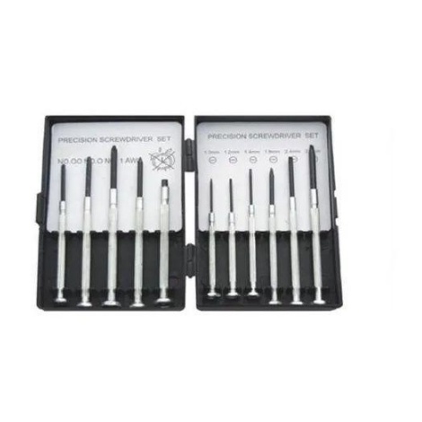 Kit Ferramentas Pequenas de Precisão Jogo 11 Peças