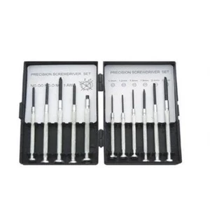 Kit Ferramentas Pequenas de Precisão Jogo 11 Peças