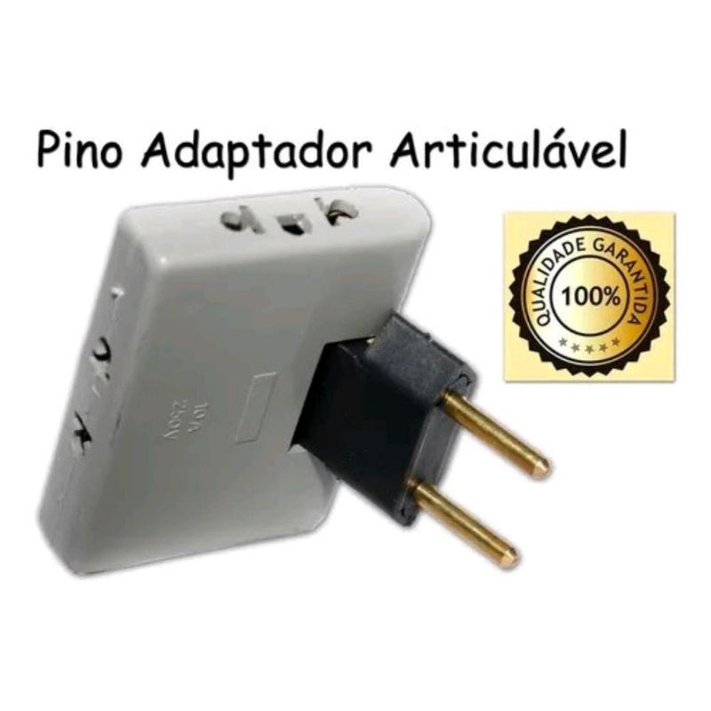Adaptador Benjamin (ARTICULADO) 3 Saídas 10 Amperes