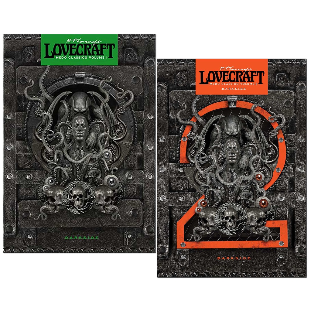 Livro H P Lovecraft Medo Clássico Vol 1 e 2 - Myskatonic Edition 