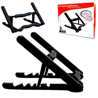 Suporte para Notebook Regulável NR-17 Preto MASTIC