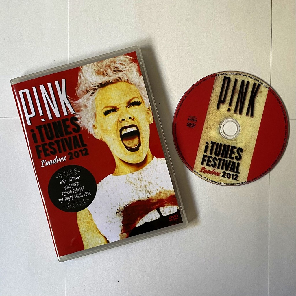 Dvd Pink Kit 3 Dvds - Itunes Festival 2012 (The Truth About Love Tour), Rock  In Rio 2019, Pink: All I Know So Far 2021 Legendado (The Beautiful Trauma  World Tour)