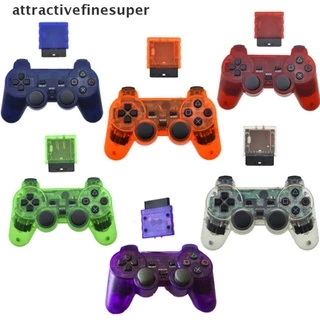 Asbr 1Set Controlador De Jogo Sem Fio Colorido 2.4GHz Gamepad Joypad Para PS2