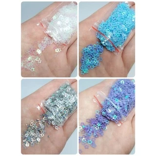 Glitter Holográfico Estrela - Embalagem com aproximadamente 4 gramas