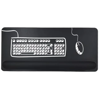 (Tapete Pad) Mouse Pad Ergonômico para Teclado e Mouse