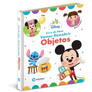 Livro De Abas Vamos Descobrir Os Objetos Disney Baby