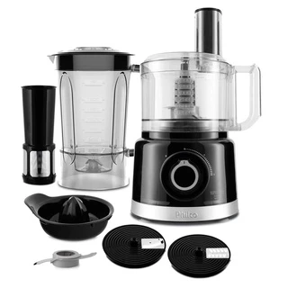 Multiprocessador com Liquificador e Espremedor Philco PMP1500P Turbo Preto 127V