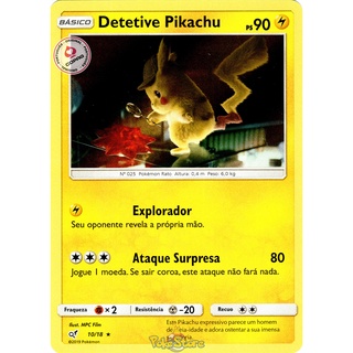 Carta Pokémon Pikachu ou Raichu Diversos Modelos Escolha Pronta