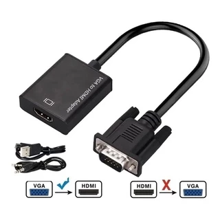 Cabo Conversor Vga Para Hdmi Com Áudio
