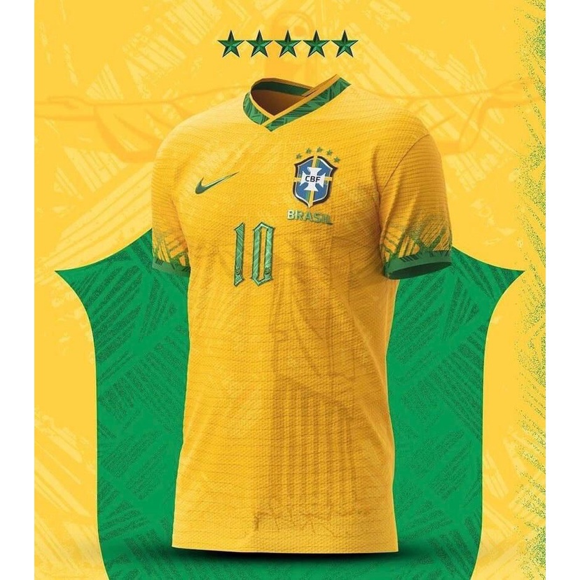 Camisetas de TIME do BRASIL ONÇA preto 2022 - Camiseta Lançamento