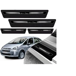 Kit 8 Peças Soleira Adesivo Porta Citroen Xsara Picasso 01 2002 2003 2004 2005 2006 2007 2008 2009 2010 2011 2012 -preto Imperdivel
