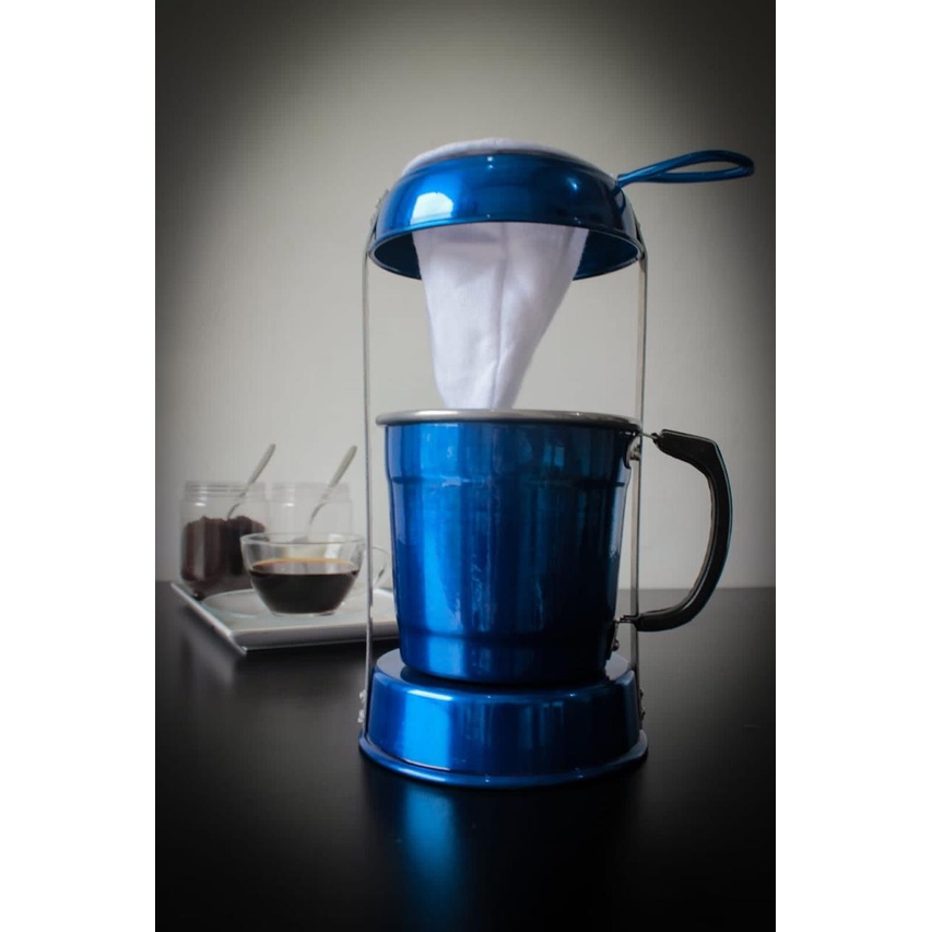Coador De Café Retro com suporte em Alumínio Varias cores | Shopee Brasil