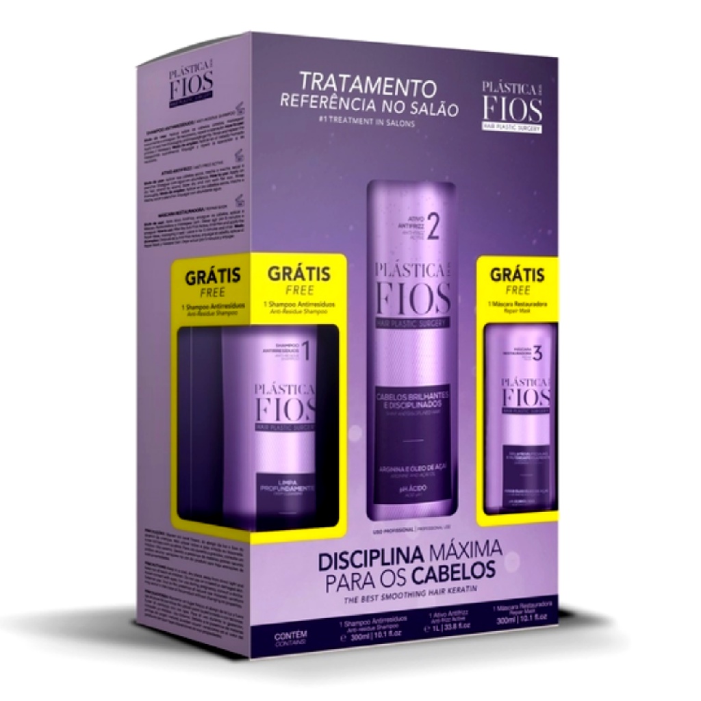 Cadiveu Brazilian Hair Treatment Kit – Professional Home Care, Acai & Arginine 7 thumbnail image