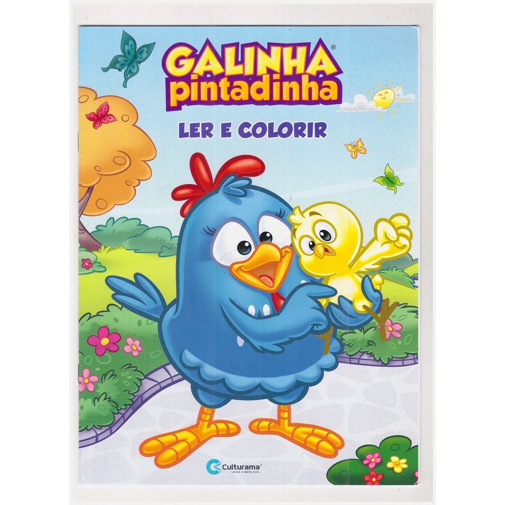 Revista para Colorir - Galinha Pintadinha