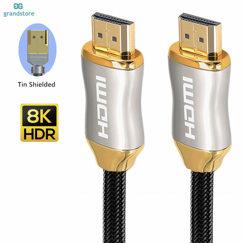 Cabo Hdmi 2.1 8k 60hz 4k 120hz Alta Velocidade 48gbps 8k Cabo Hdmi Para Tv Ps4 Pc