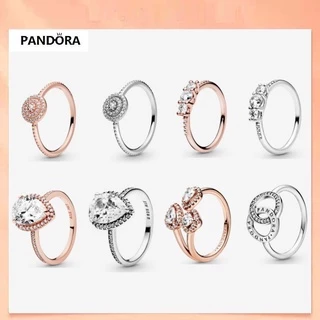 Anel De Prata Entwined Circles Logo & Sparkle 925