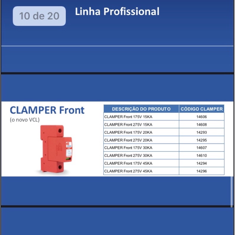 DPS CLAMPER Front V 45kA - CLAMPER