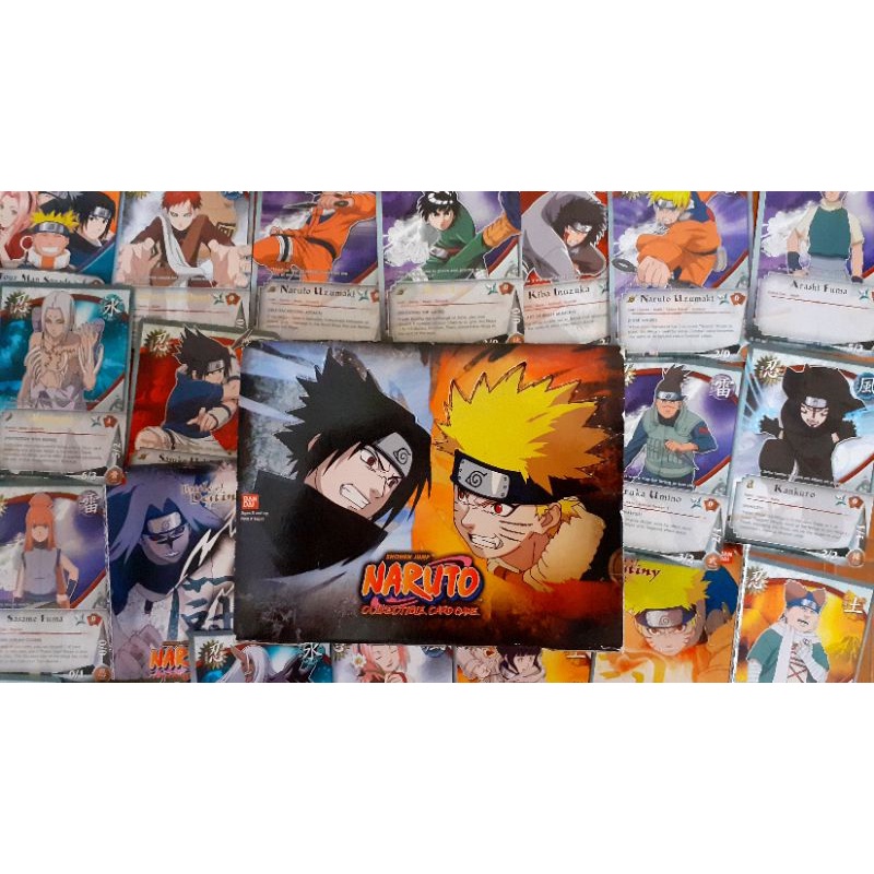 Naruto Collectible Card Game CCG 1° Edição Classico Original Importado Bandai Shonen Jumps Ninja cartinhas figurinha
