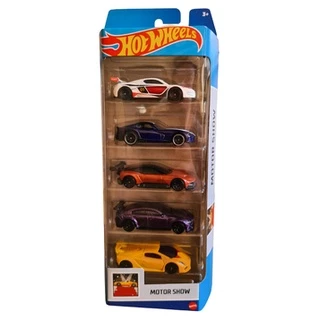 Pack 5 Carrinhos Hot Wheels Hw Flames Ghp60 Mattel