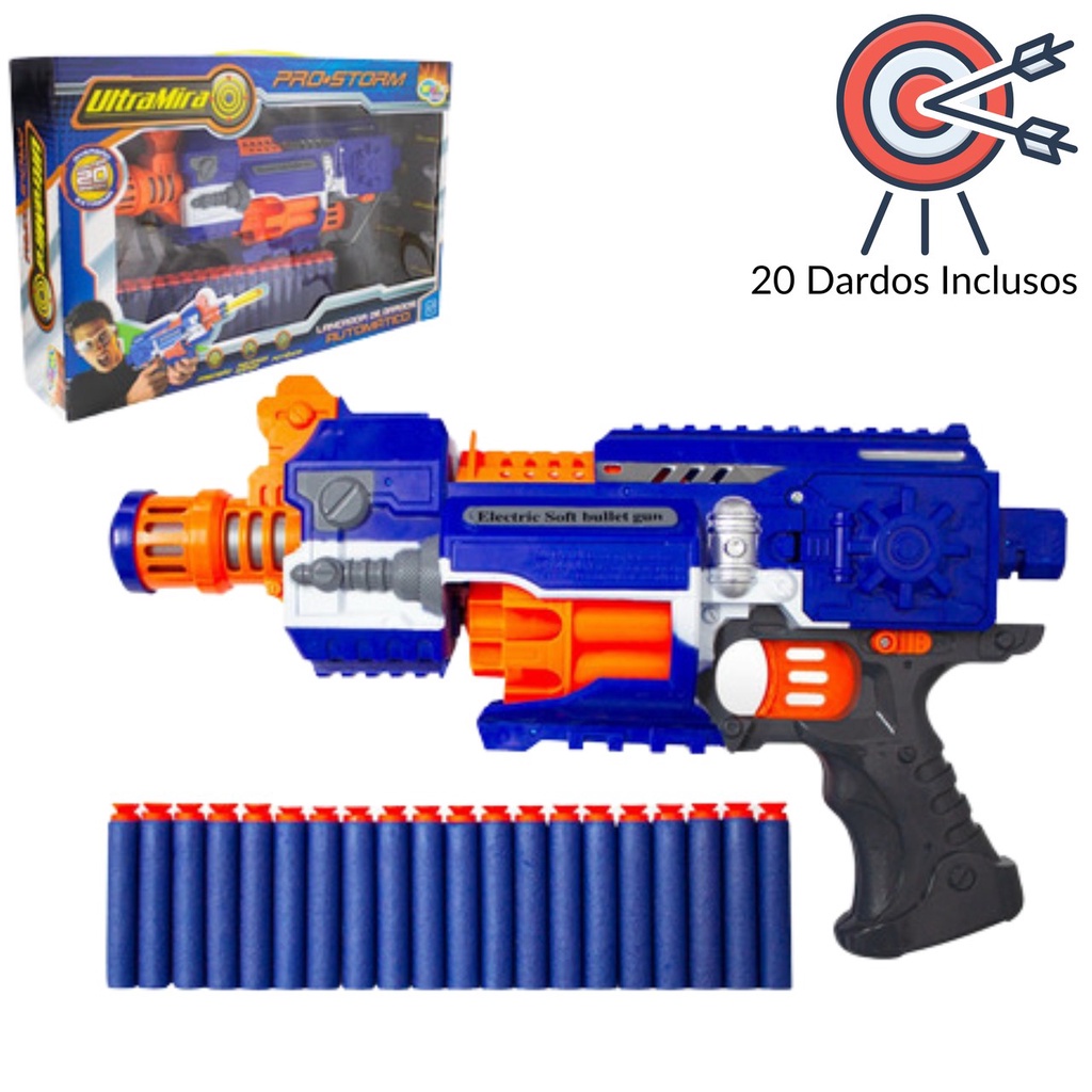 Arma de brinquedo para metalurgia automática de armas Nerf, blasters