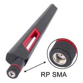 Antena Wifi Wireless Omni Dual Band 2.4/5.8ghz Rp Sma 10dbi