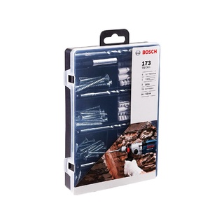 Kit Fixacao Parafusos Buchas Bits e Brocas 173 pecas 2607017506 Bosch
